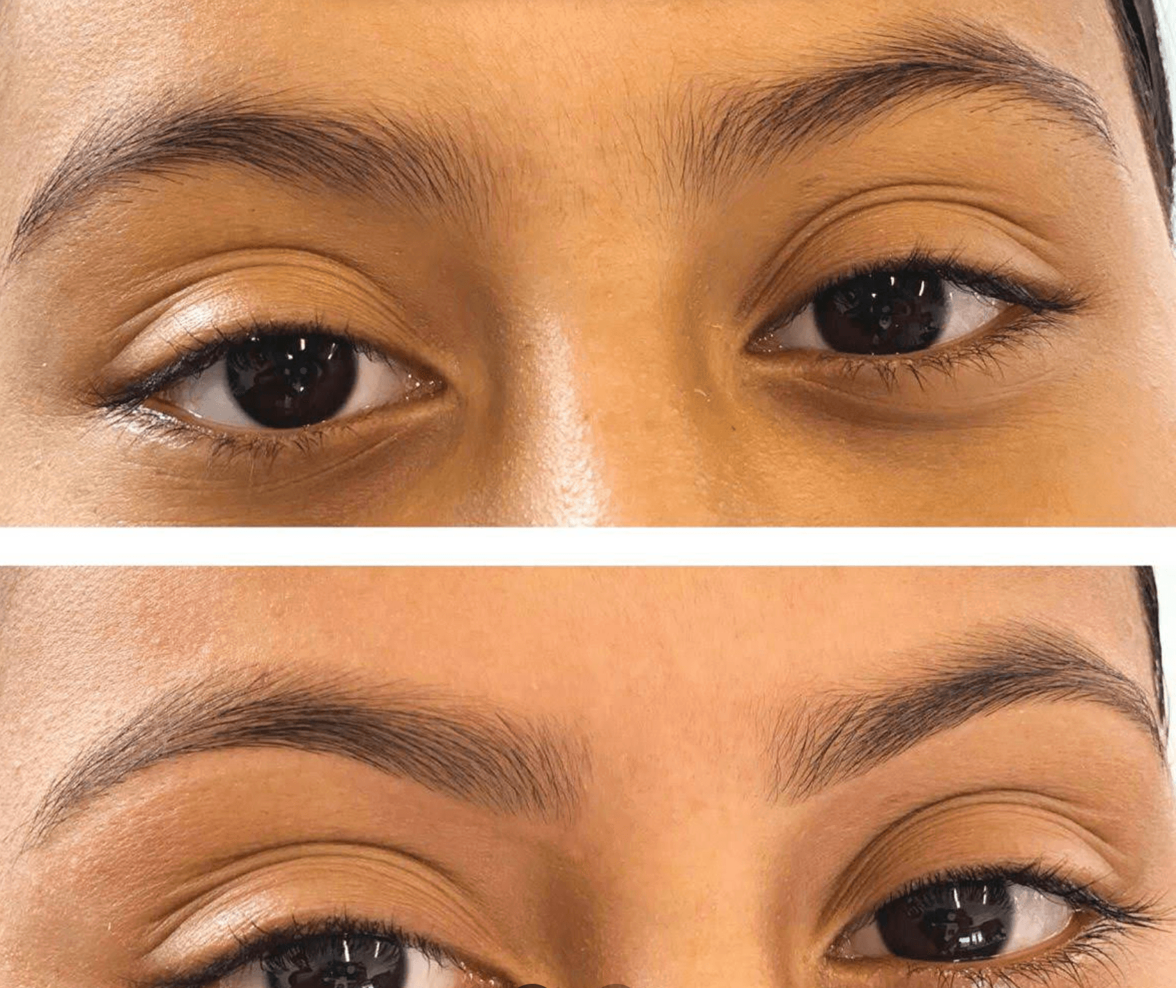 Angels Brows Shaping — Brow Threading — Before & After